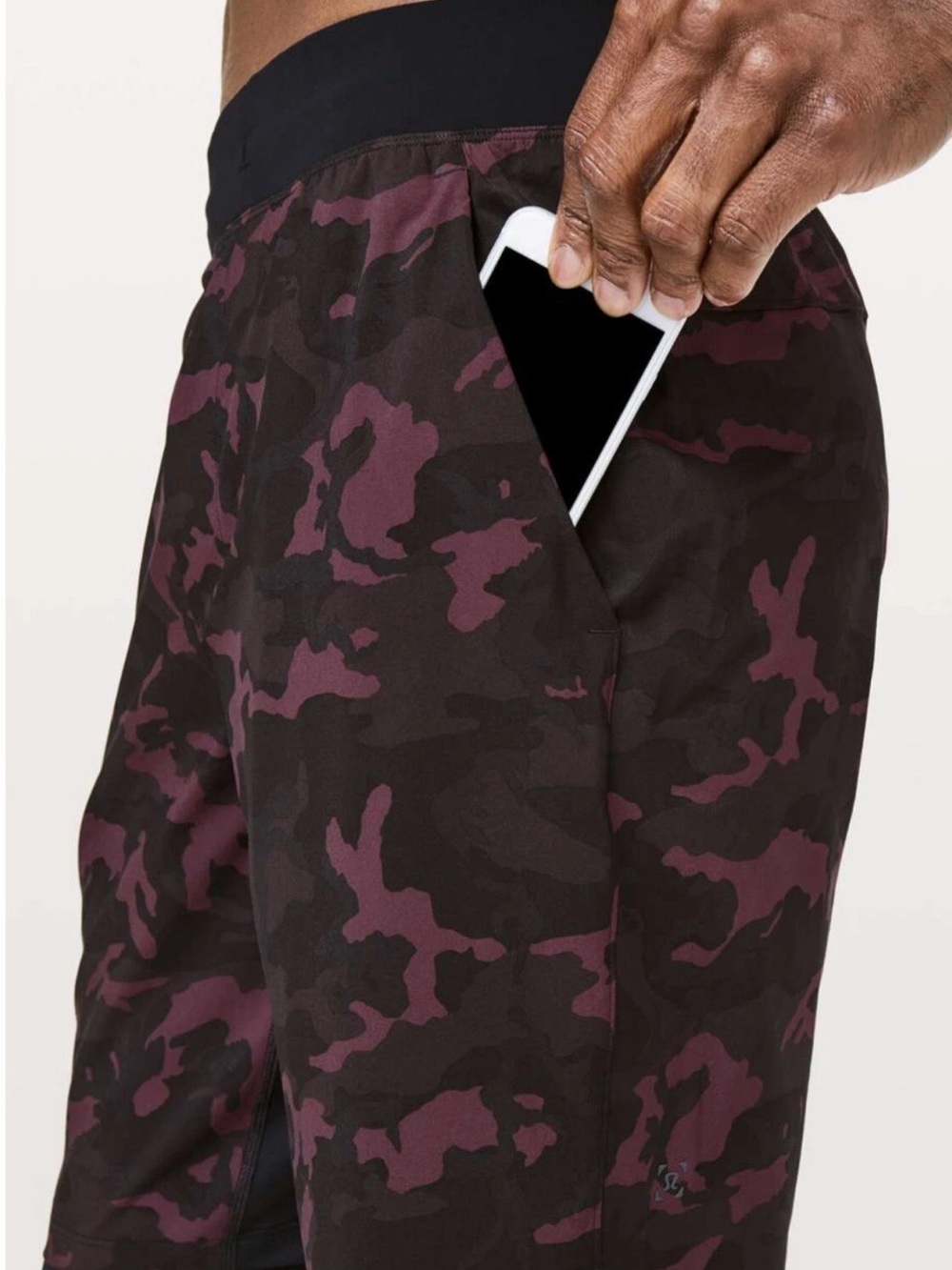 Lululemon T.H.E. Short *Linerless 9" Updated Incognito Camo Red Multi Size Large